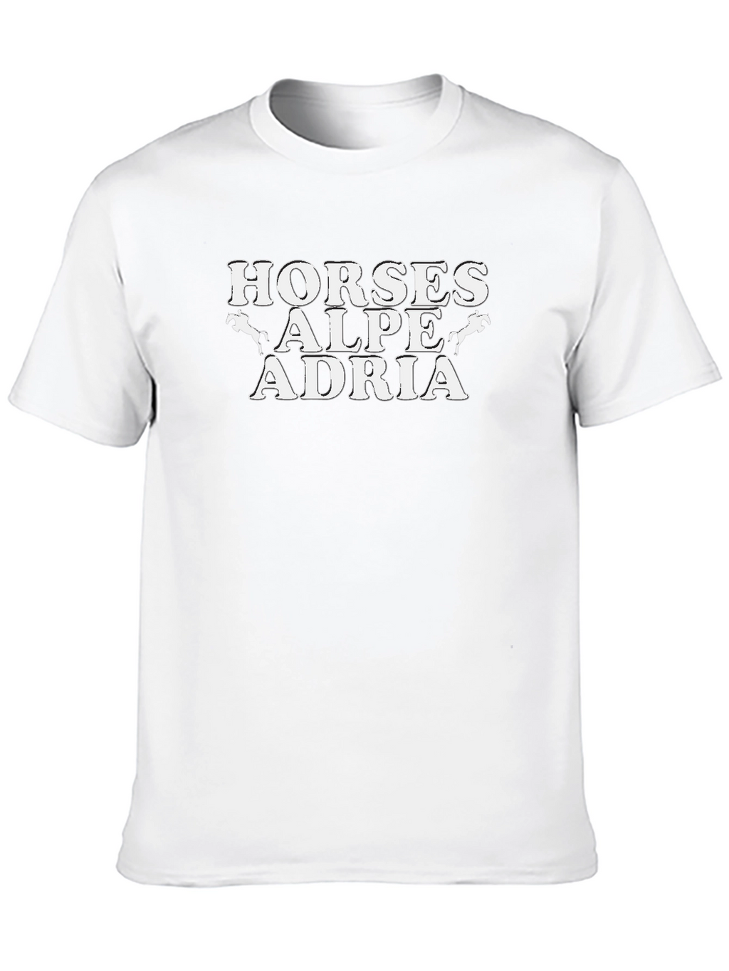 Horses Alpe Adria Black T-Shirt