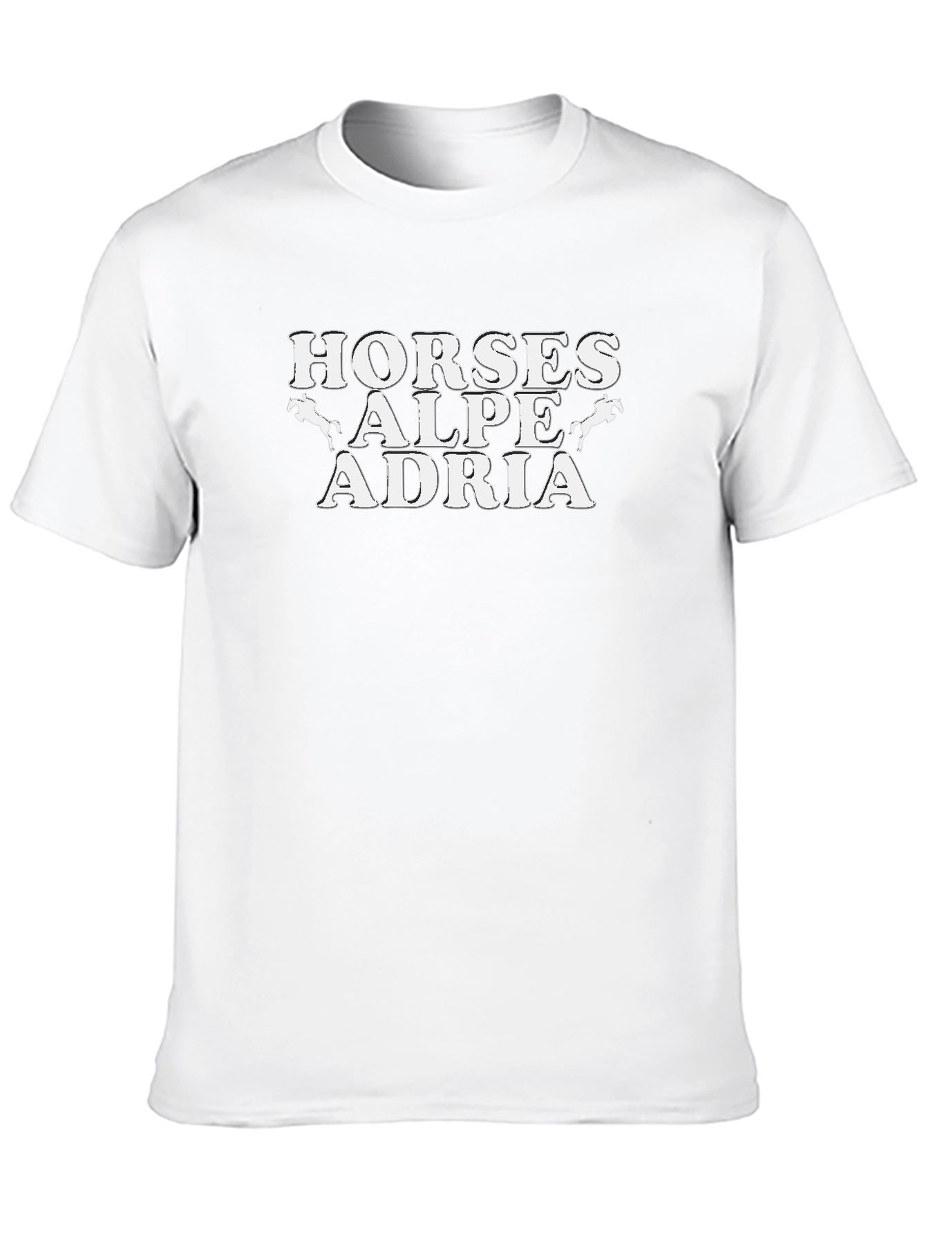 Horses Alpe Adria Black T-Shirt