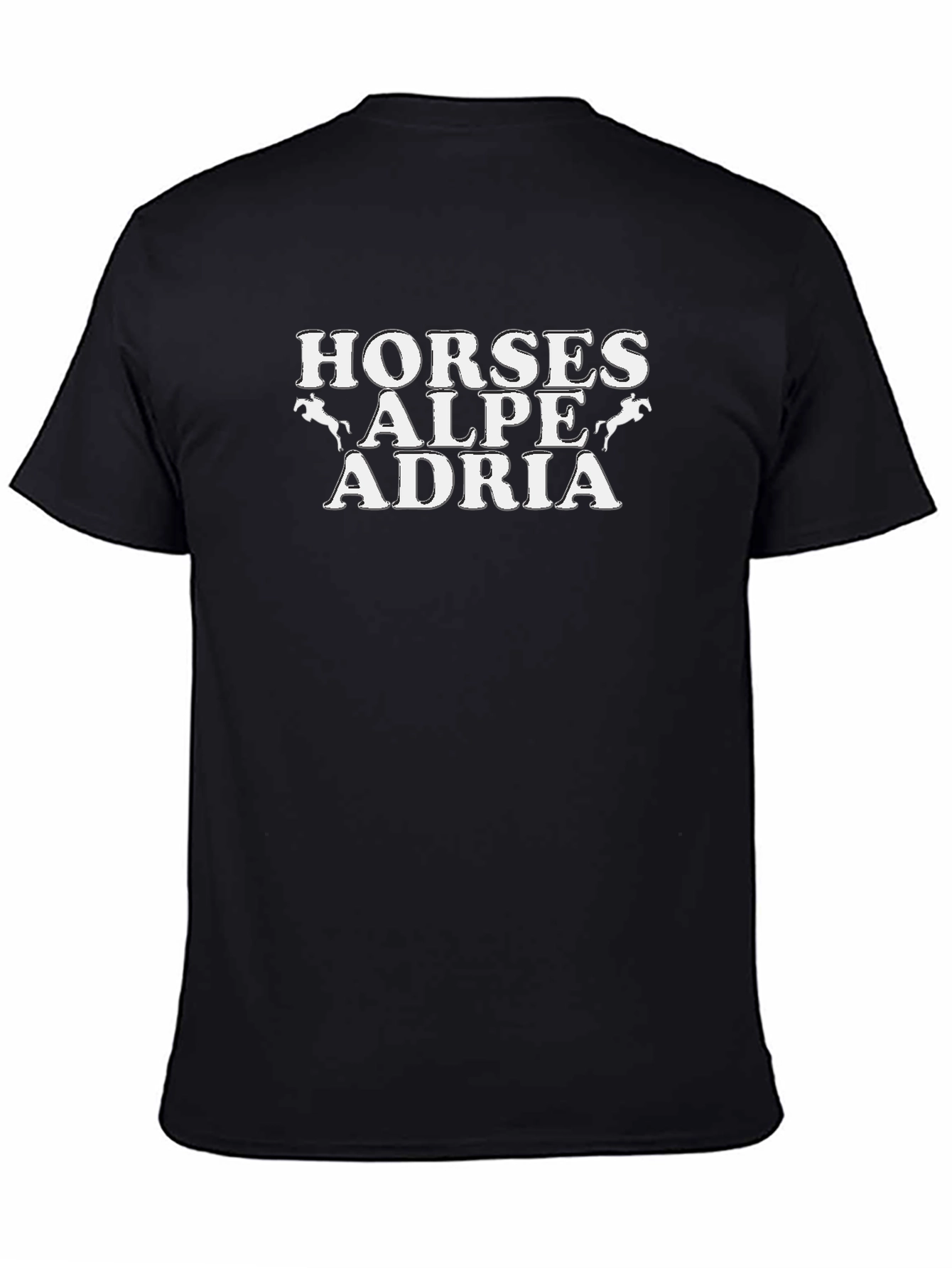 Horses Alpe Adria Black T-Shirt