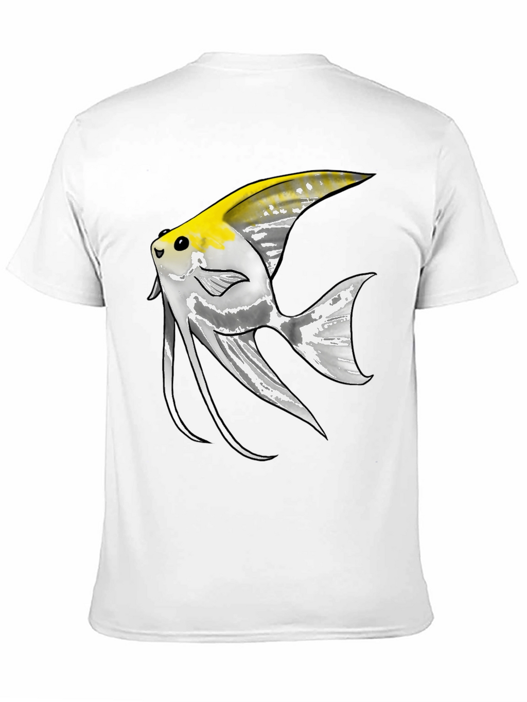 Angelfish Graphic Tee - Unique Fish Design