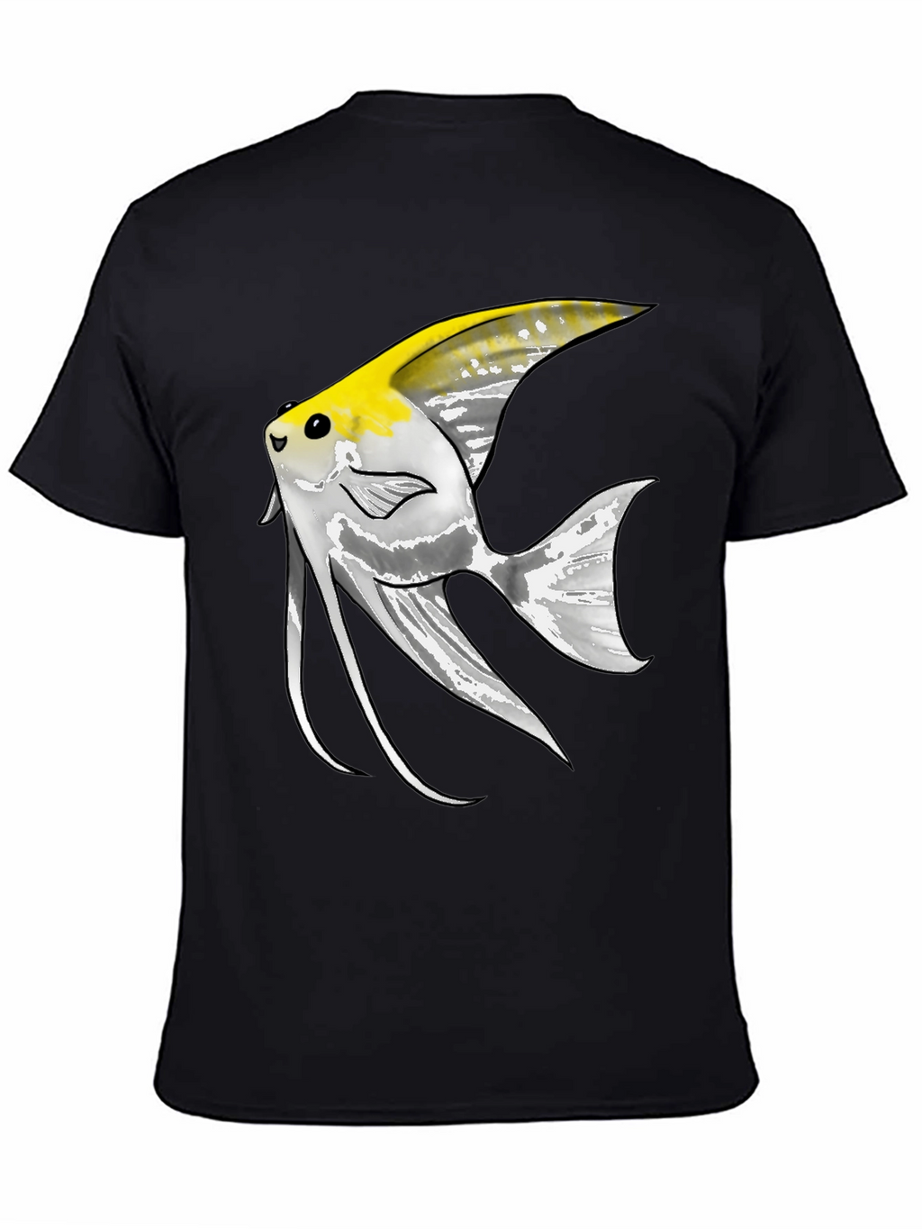 Angelfish Graphic Tee - Unique Fish Design