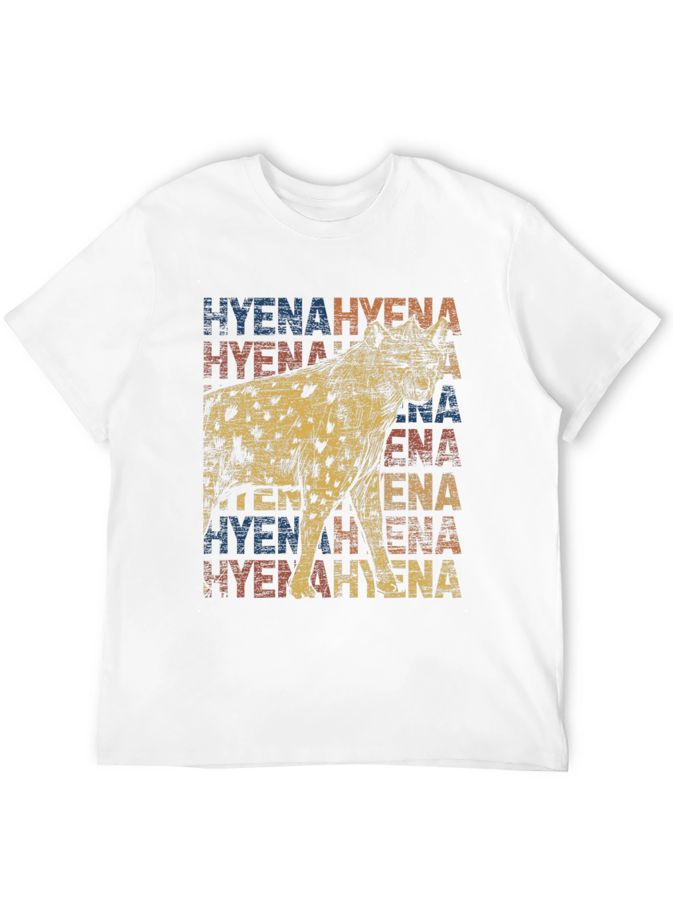 Hyena Graphic Print Tee - Vintage Style T-Shirt