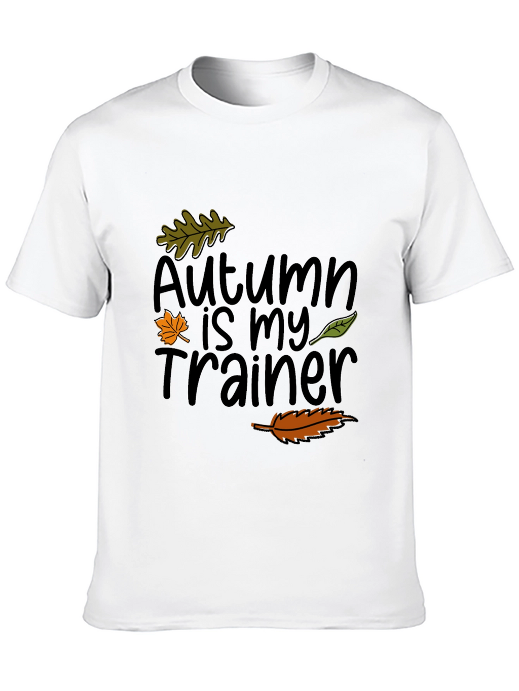 Autumn Is My Trainer Black T-Shirt