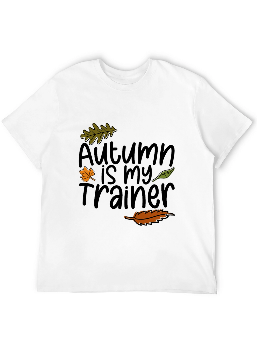 Autumn Is My Trainer Black T-Shirt