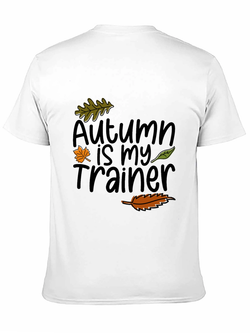 Autumn Is My Trainer Black T-Shirt