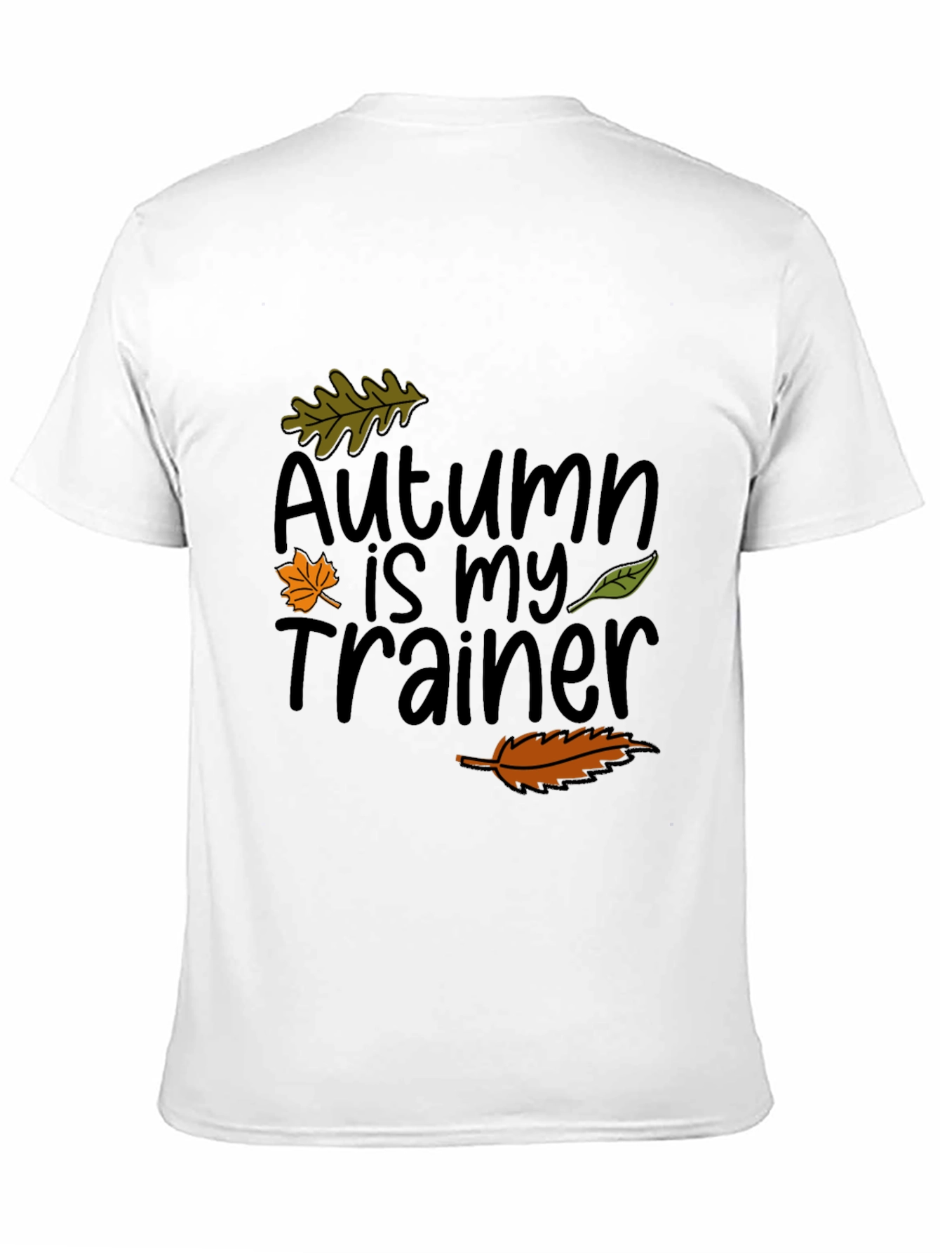 Autumn Is My Trainer Black T-Shirt
