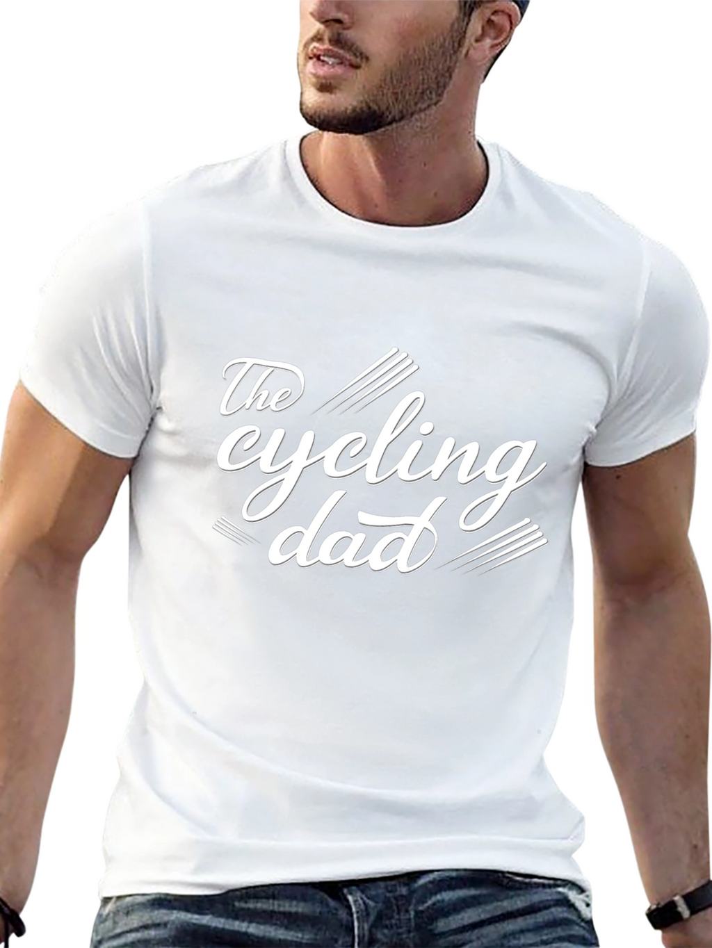 The Cycling Dad T-Shirt - Black
