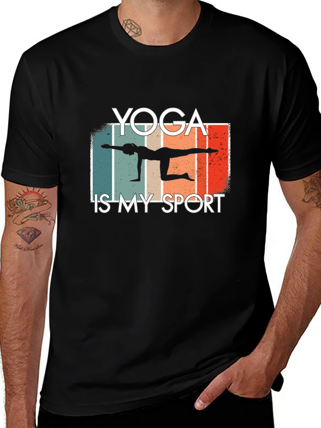 Yoga is My Sport T-Shirt Black