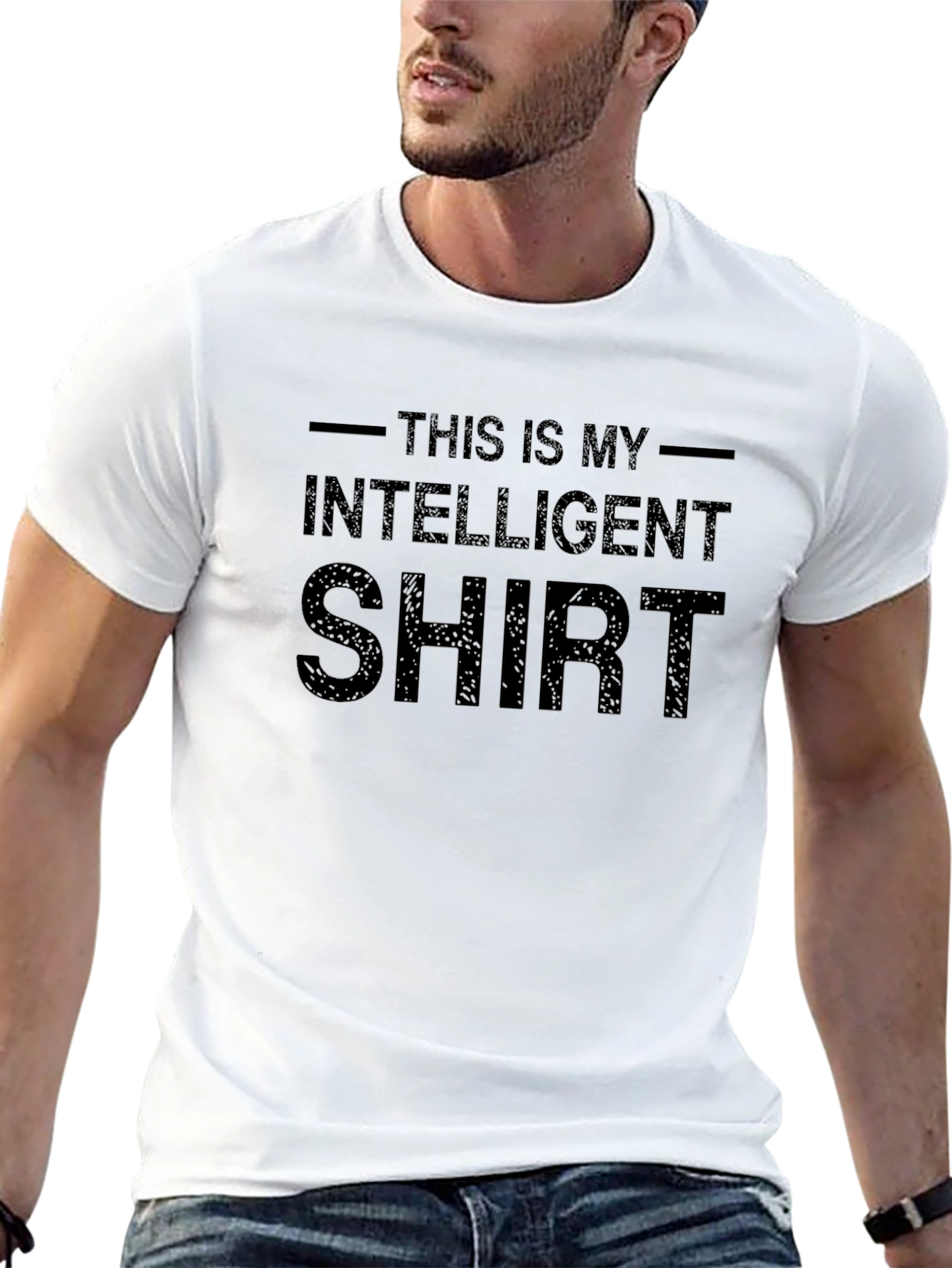 Intelligent Shirt Graphic Tee - Mens Black T-Shirt