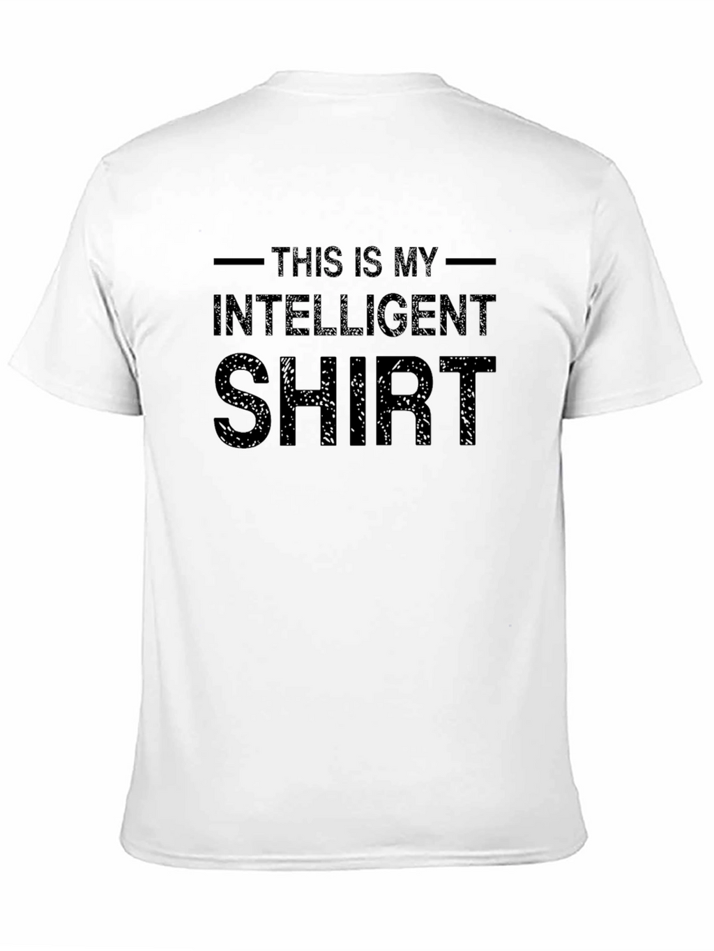 Intelligent Shirt Graphic Tee - Mens Black T-Shirt