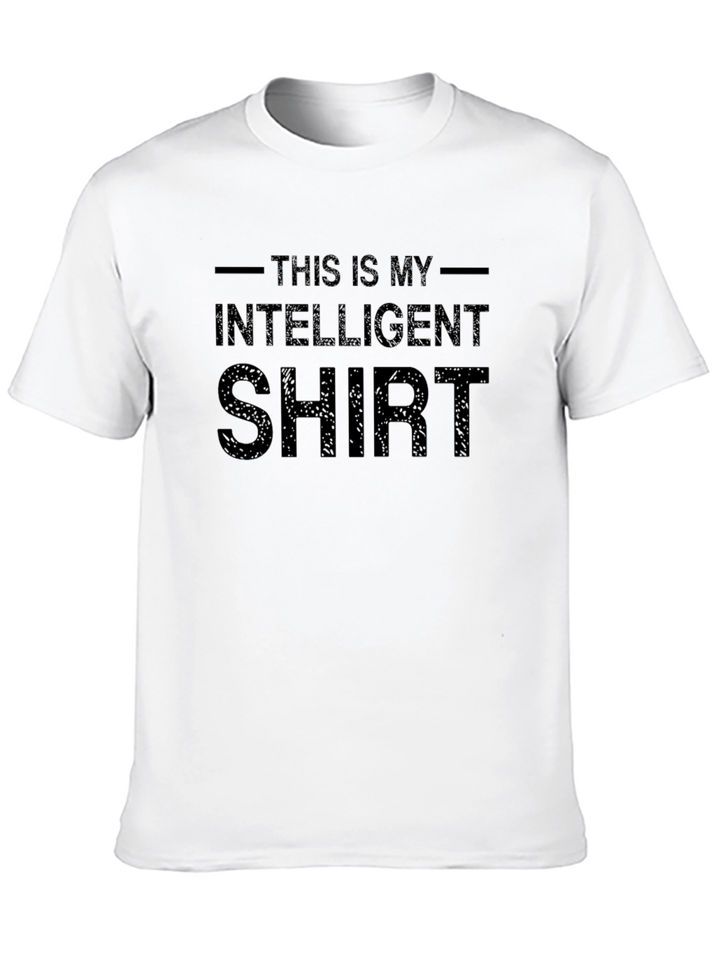 Intelligent Shirt Graphic Tee - Mens Black T-Shirt