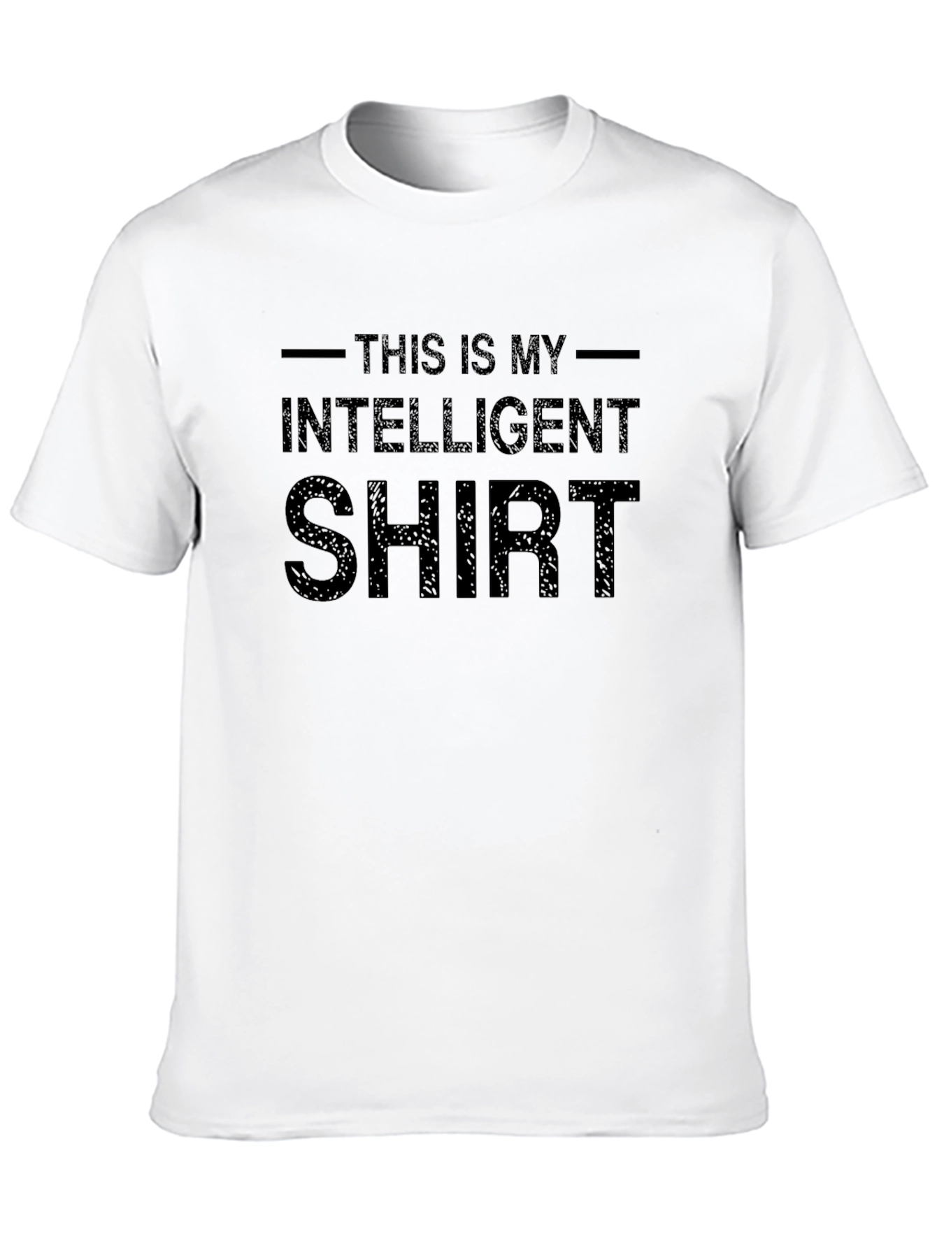 Intelligent Shirt Graphic Tee - Mens Black T-Shirt