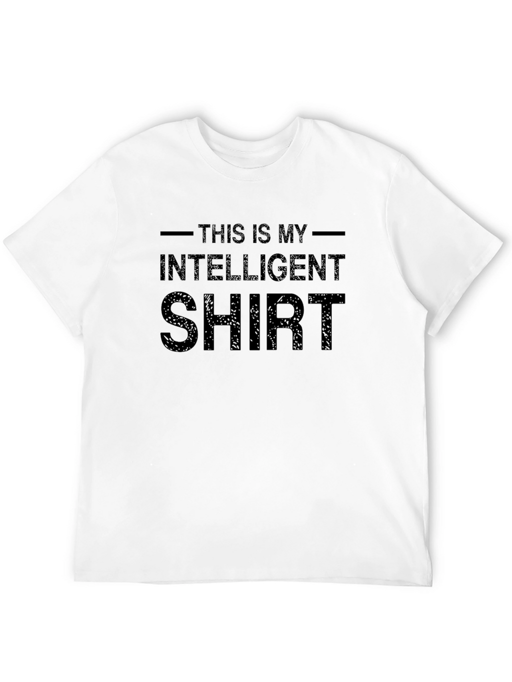 Intelligent Shirt Graphic Tee - Mens Black T-Shirt