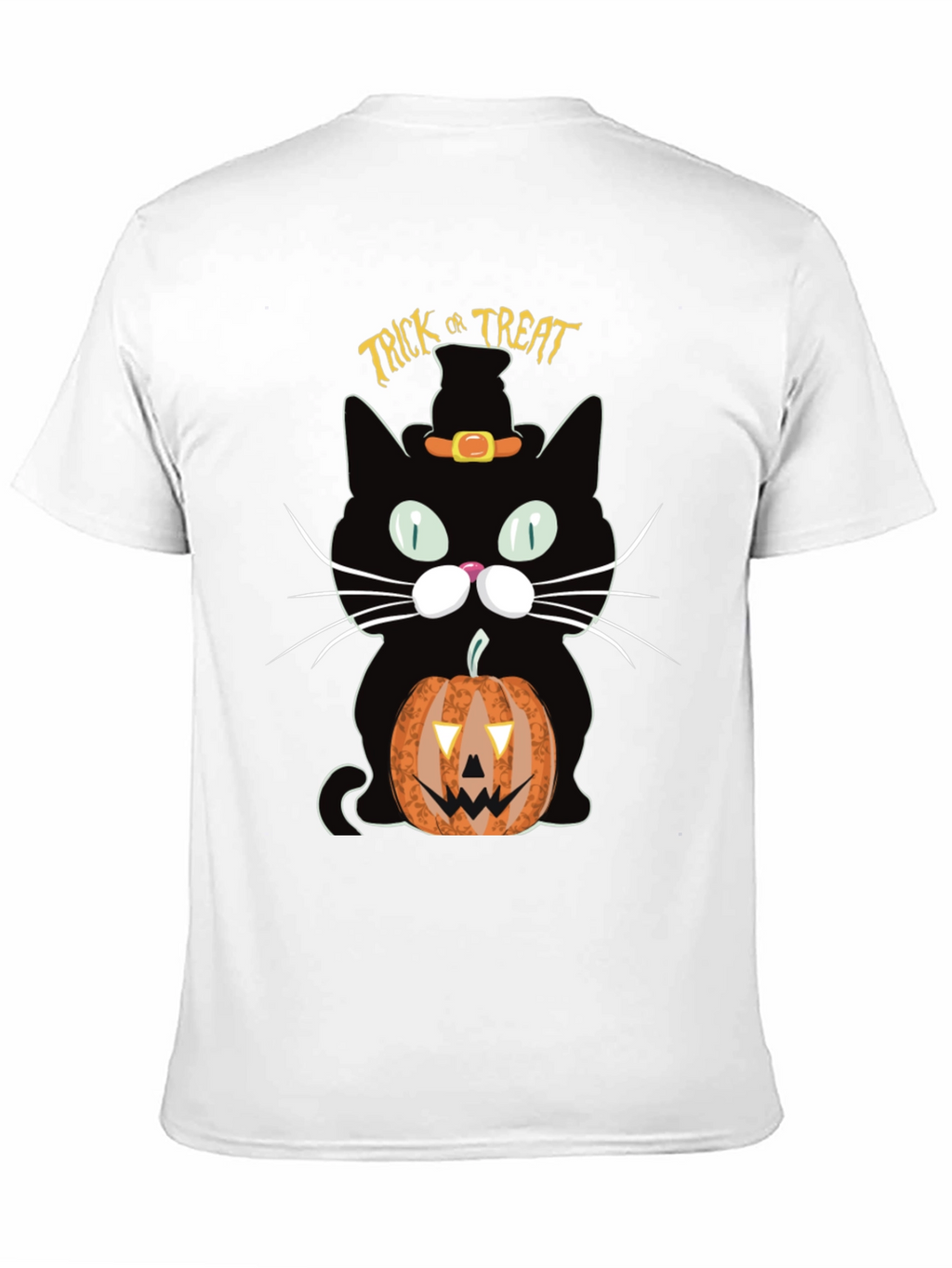 Halloween Black Cat Trick or Treat T-Shirt