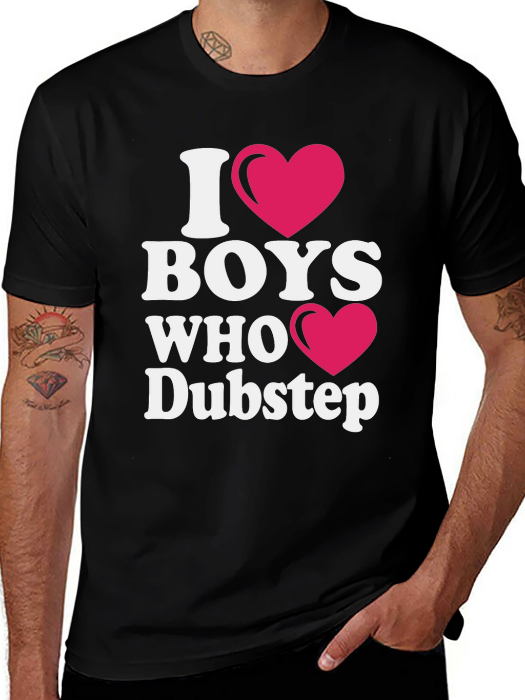 I Heart Boys Who Dubstep T-Shirt