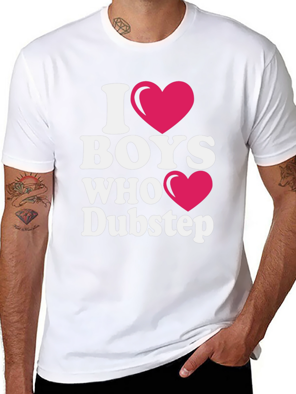 I Heart Boys Who Dubstep T-Shirt