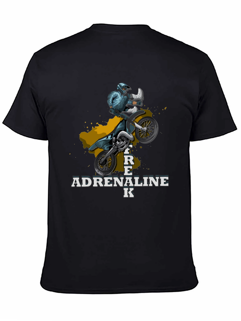 Adrenaline Freak Graphic T-Shirt - Motorcross Style