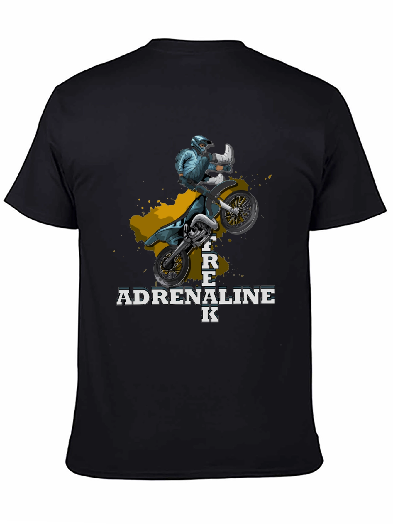 Adrenaline Freak Graphic T-Shirt - Motorcross Style