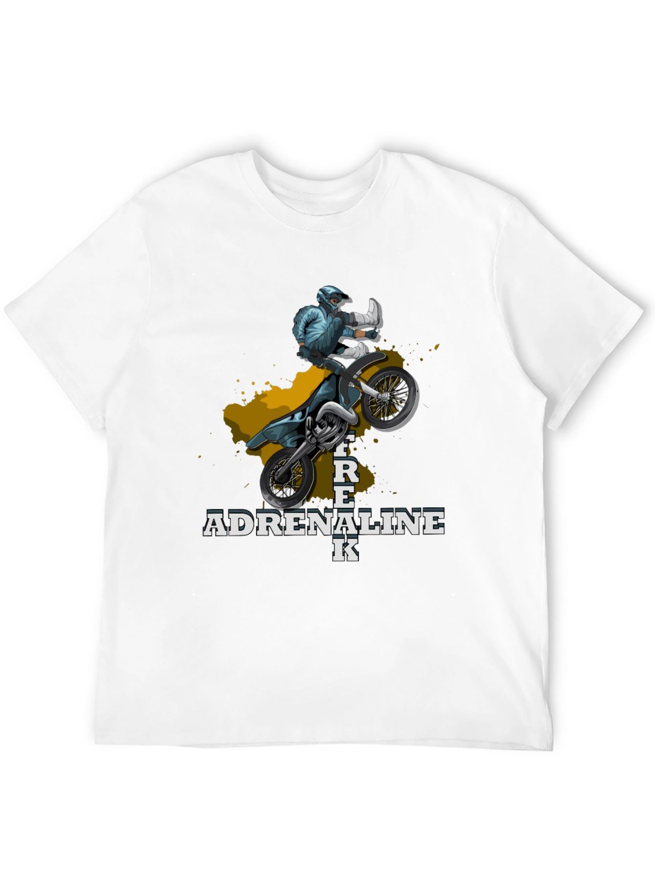 Adrenaline Freak Graphic T-Shirt - Motorcross Style