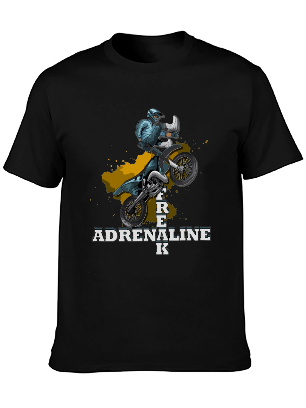 Adrenaline Freak Graphic T-Shirt - Motorcross Style