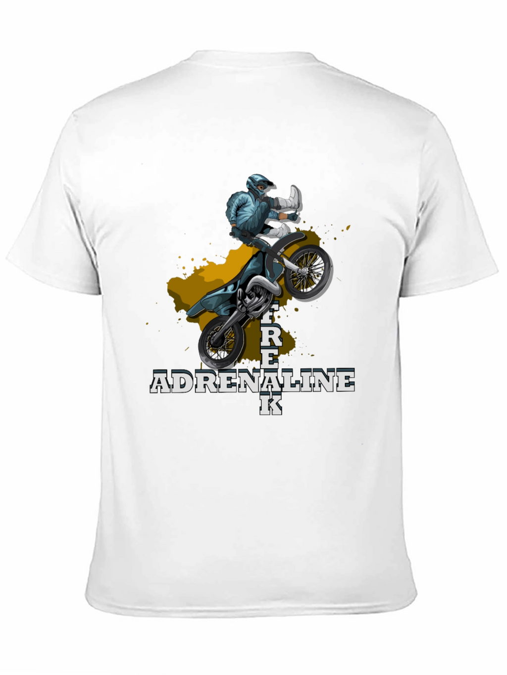 Adrenaline Freak Graphic T-Shirt - Motorcross Style