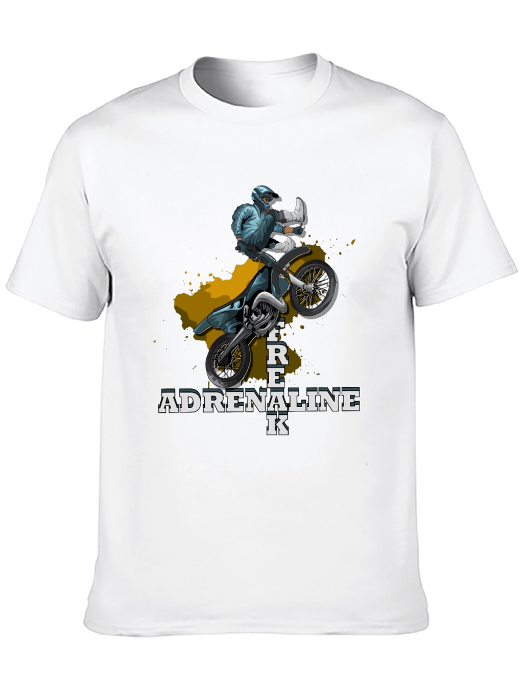Adrenaline Freak Graphic T-Shirt - Motorcross Style
