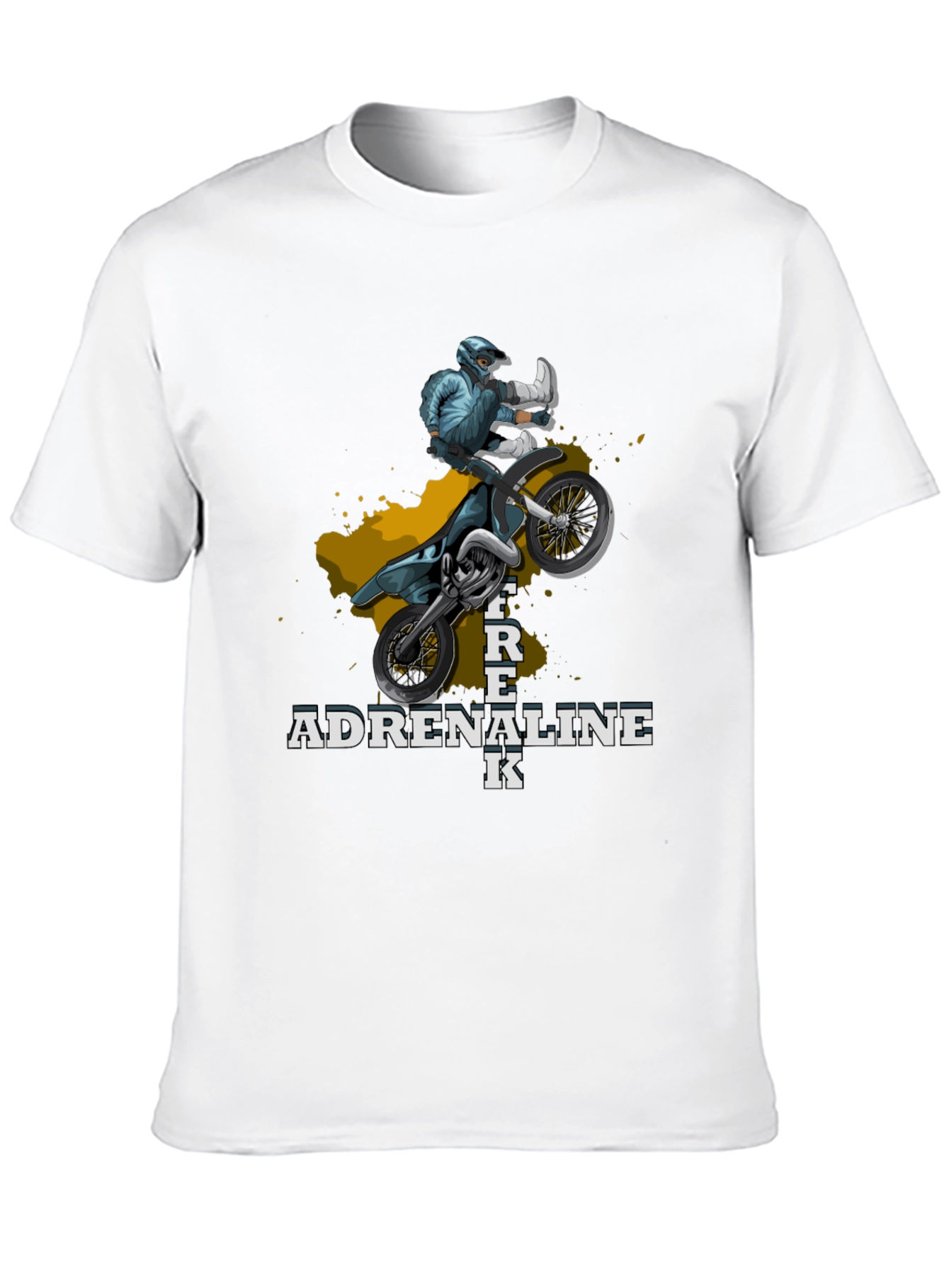 Adrenaline Freak Graphic T-Shirt - Motorcross Style