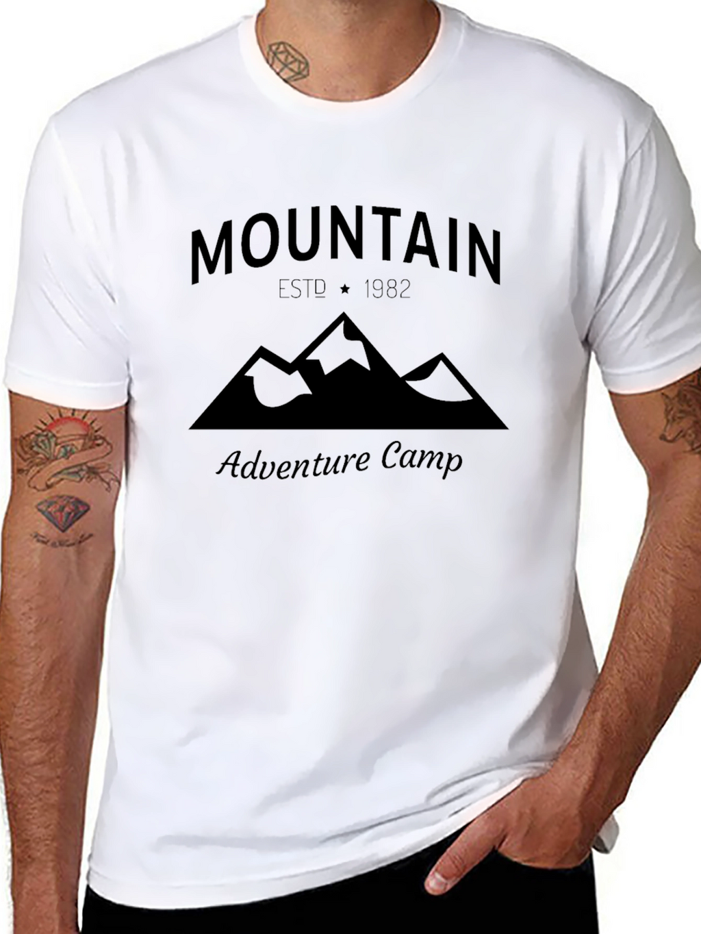 Mountain Adventure Camp Graphic T-Shirt