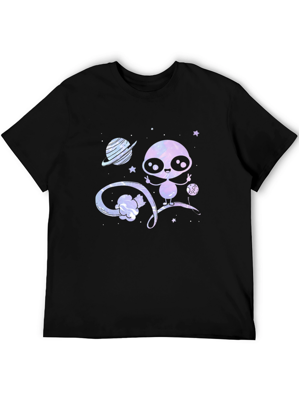 Cute Alien T-Shirt - Galaxy Design