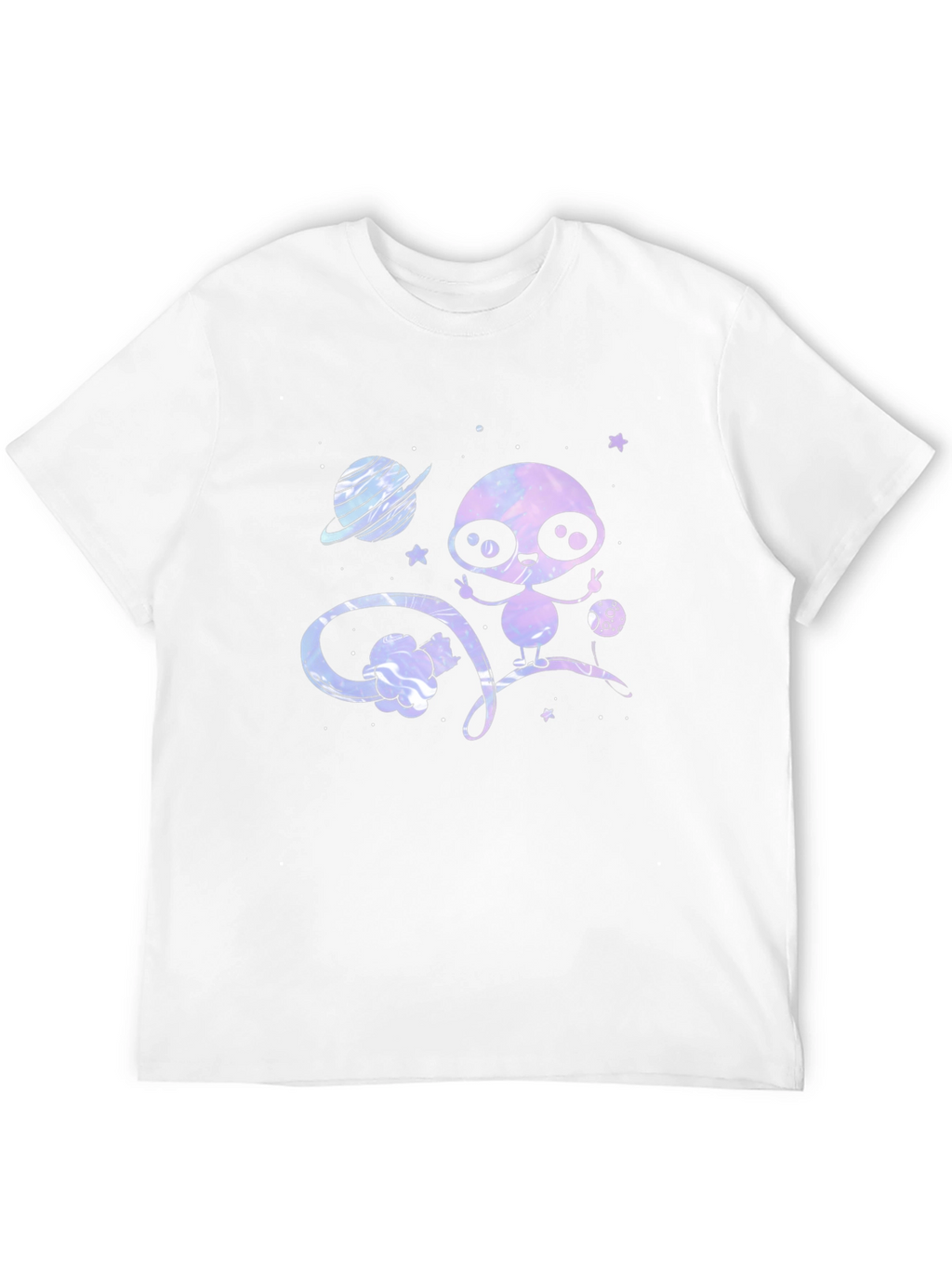 Cute Alien T-Shirt - Galaxy Design