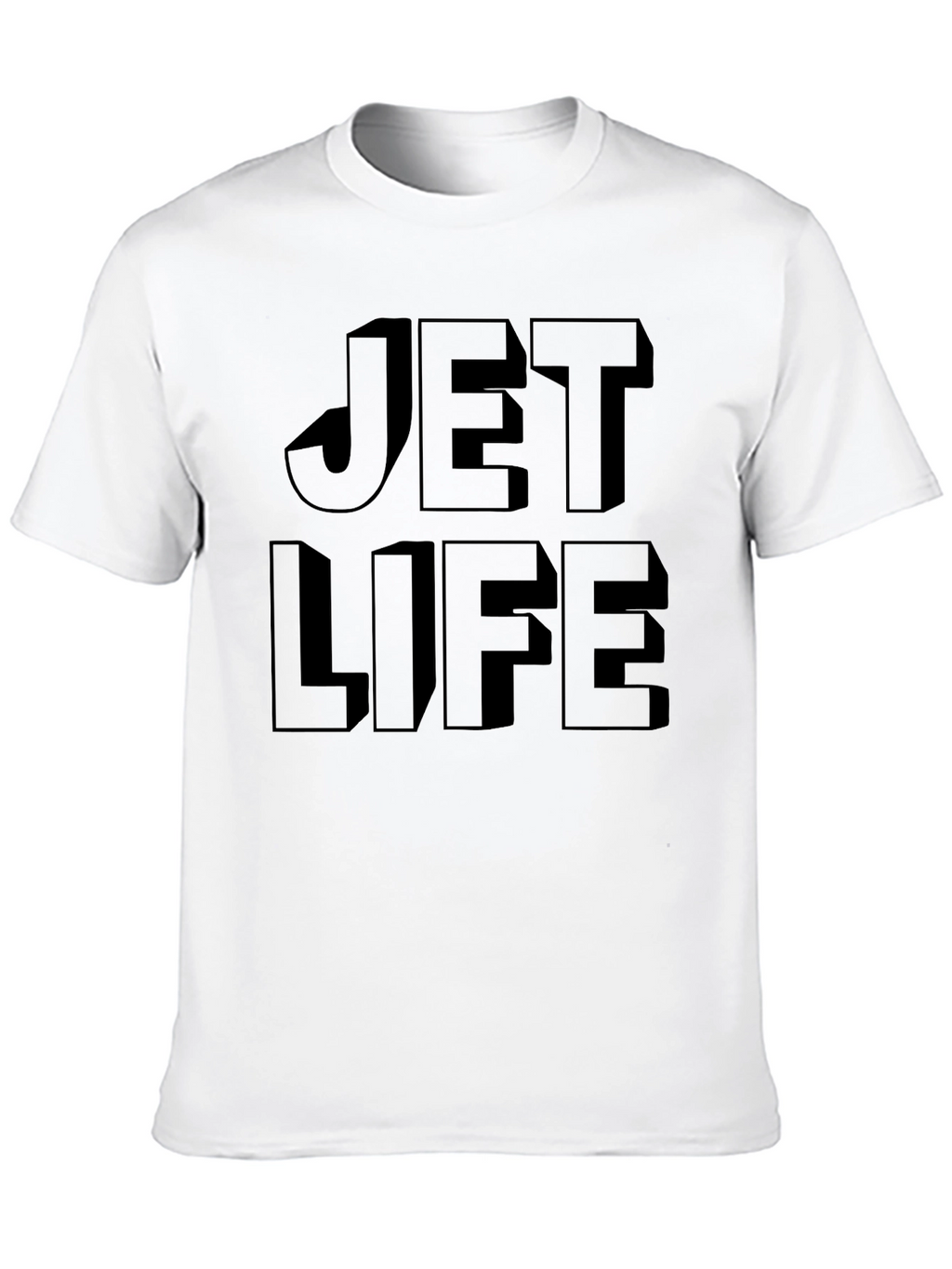 Jet Life Graphic Tee - Stylish Black T-Shirt