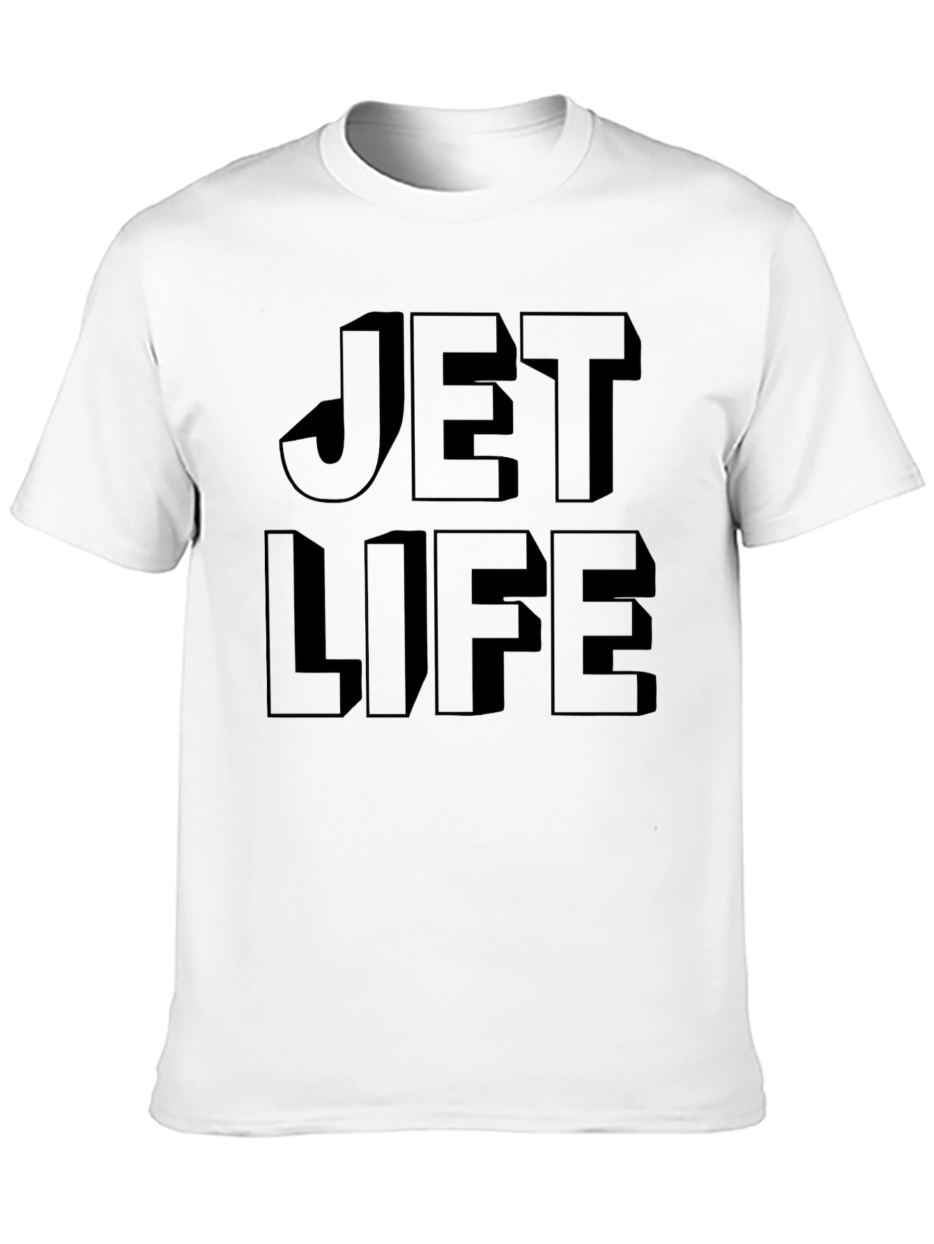 Jet Life Graphic Tee - Stylish Black T-Shirt