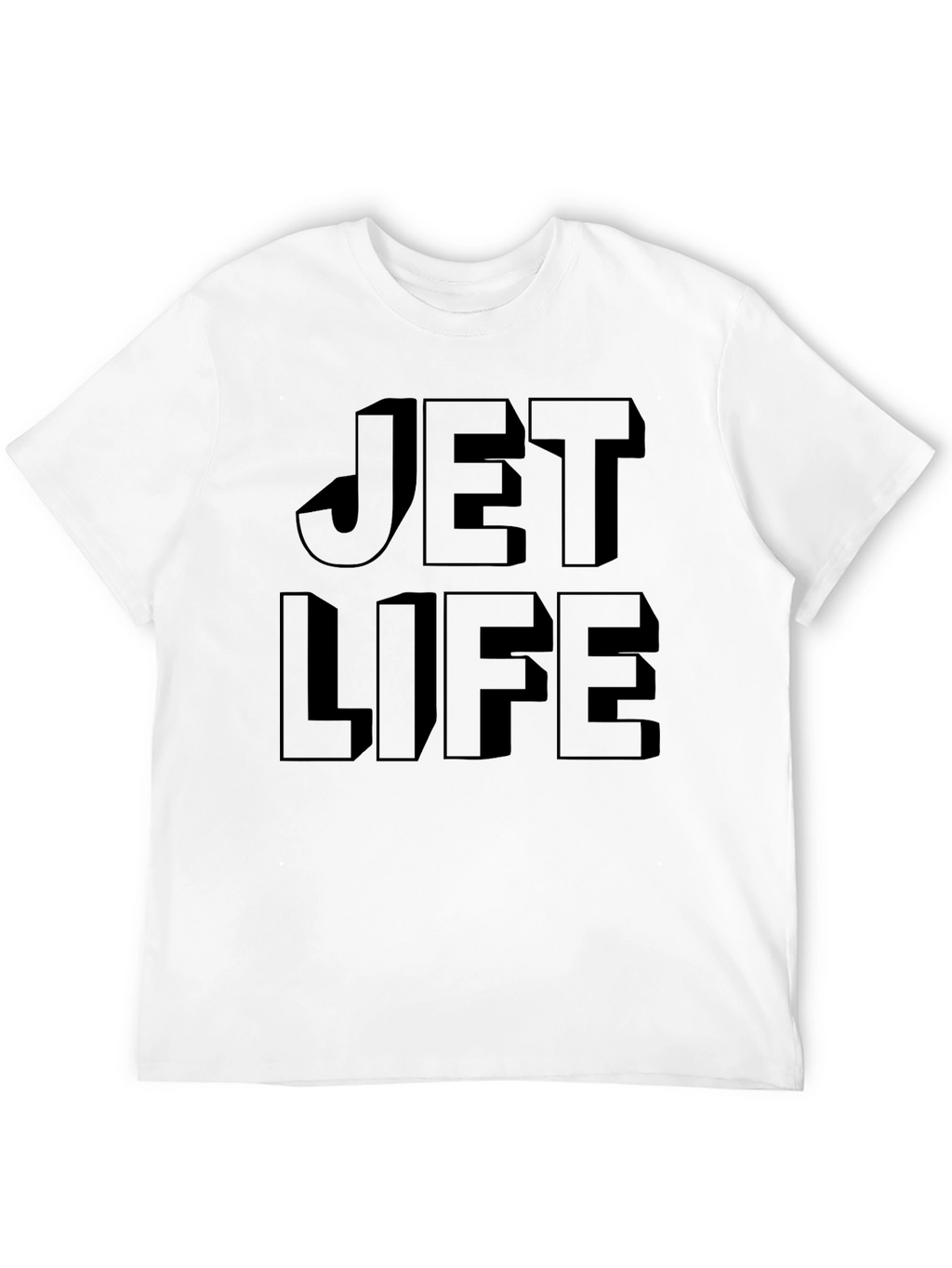 Jet Life Graphic Tee - Stylish Black T-Shirt