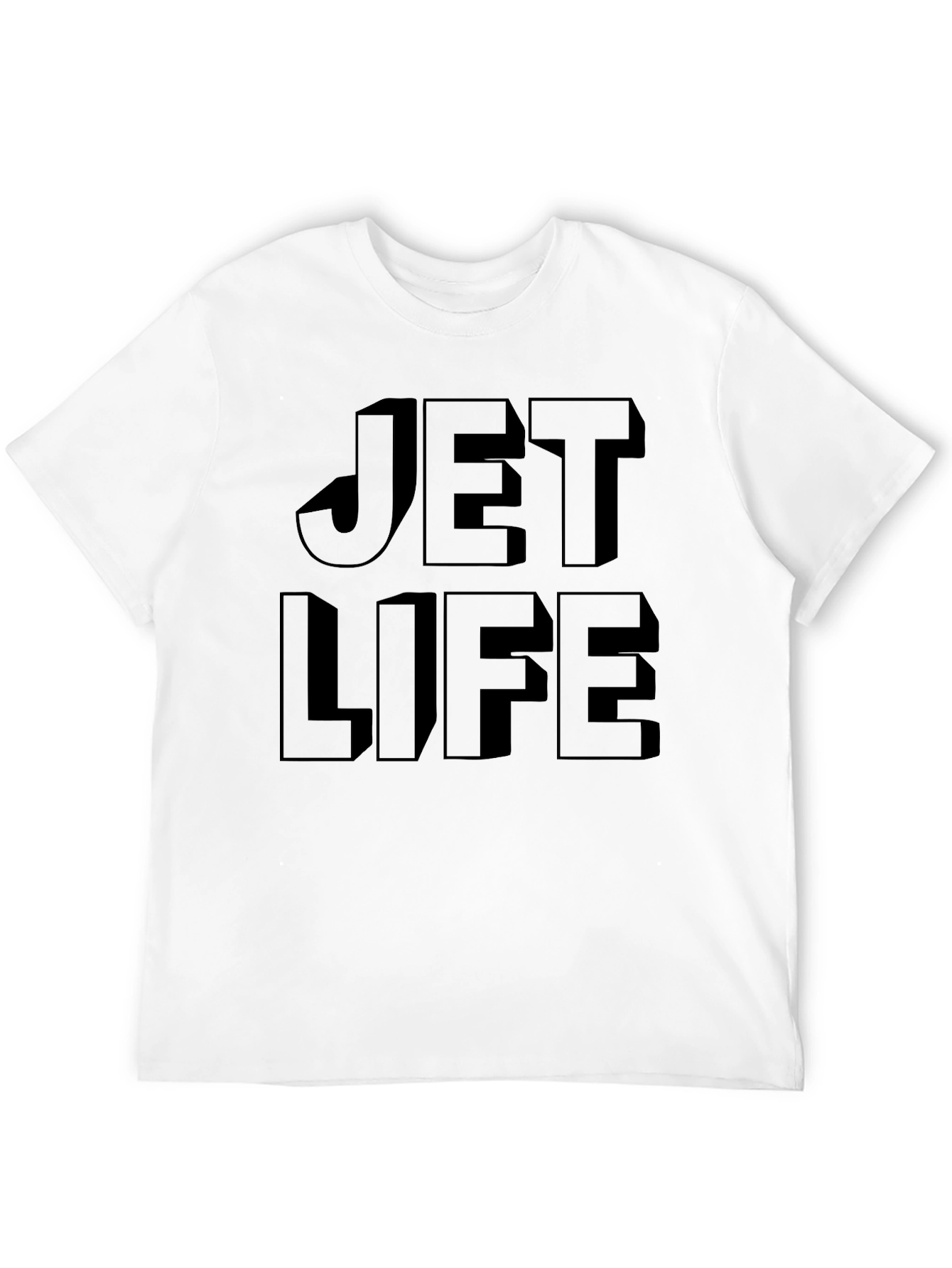 Jet Life Graphic Tee - Stylish Black T-Shirt