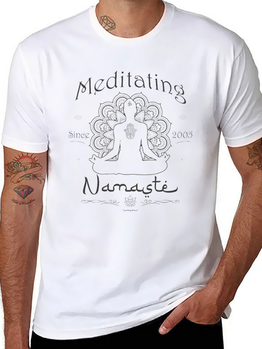 Meditating Since 2003 Namaste T-Shirt