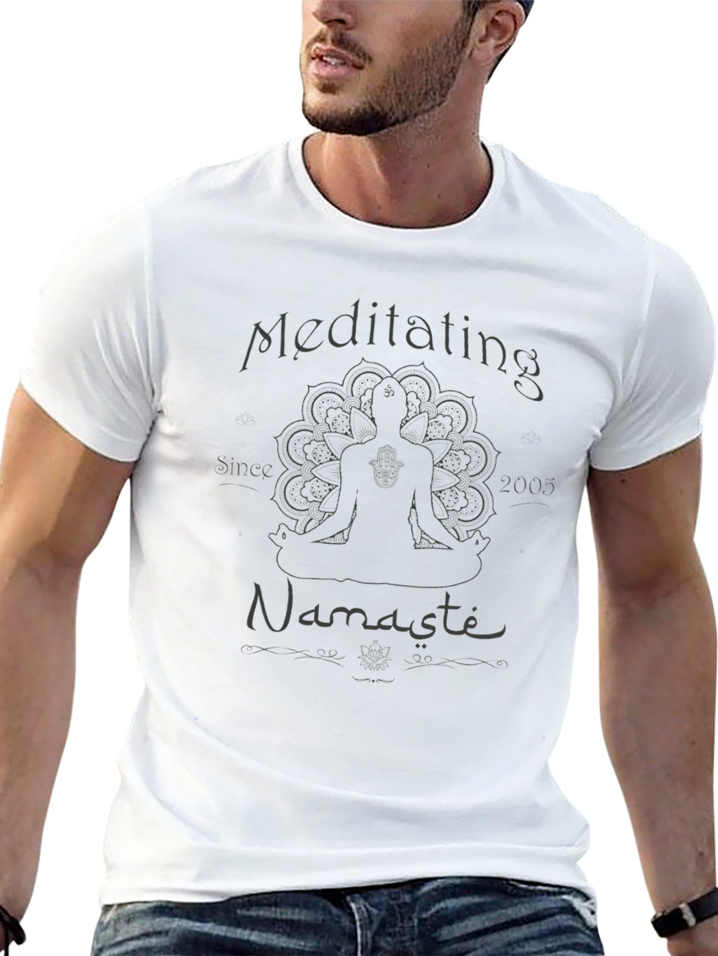 Meditating Since 2003 Namaste T-Shirt