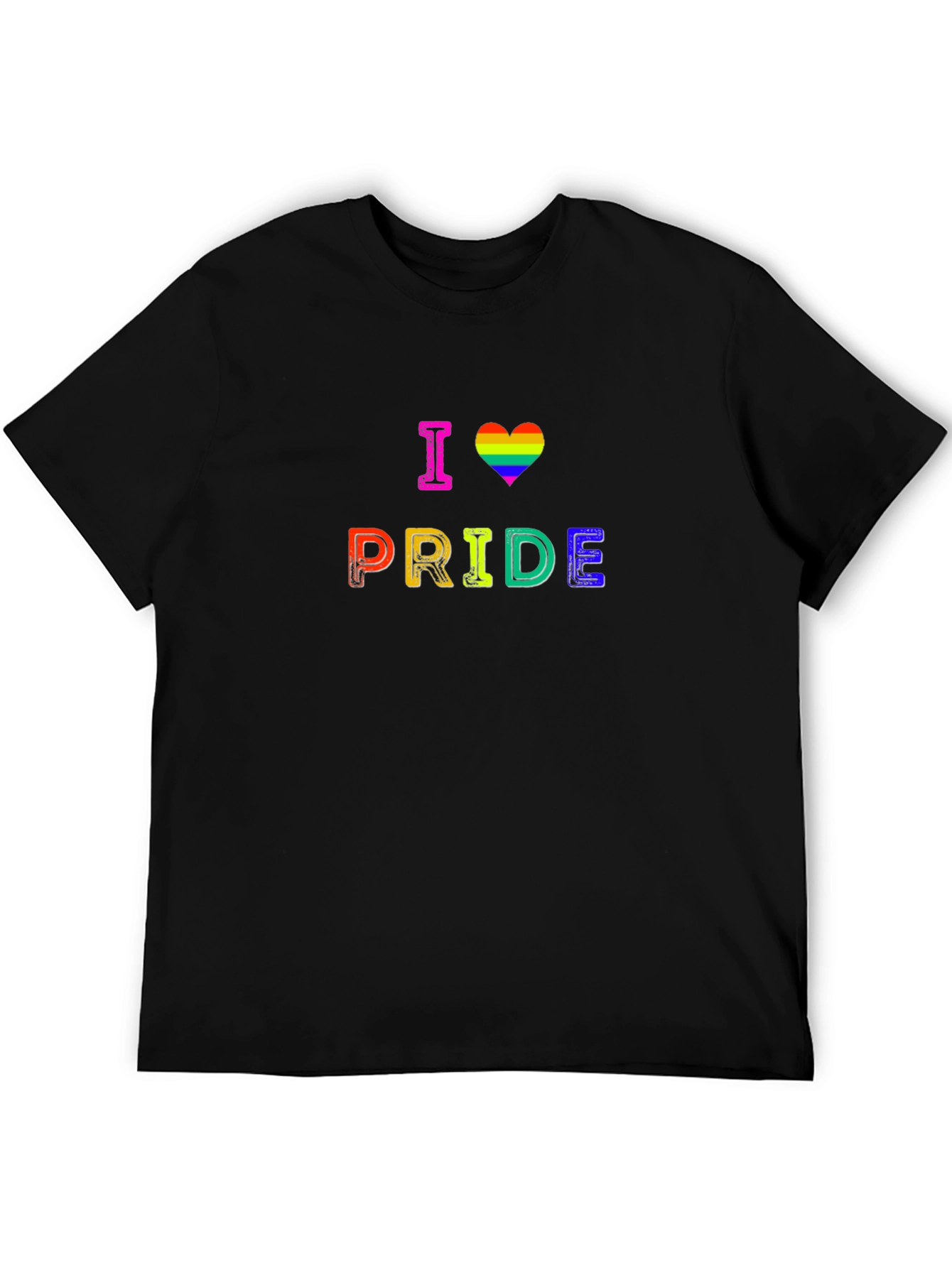 I Heart Pride Rainbow Graphic Tee - Unisex