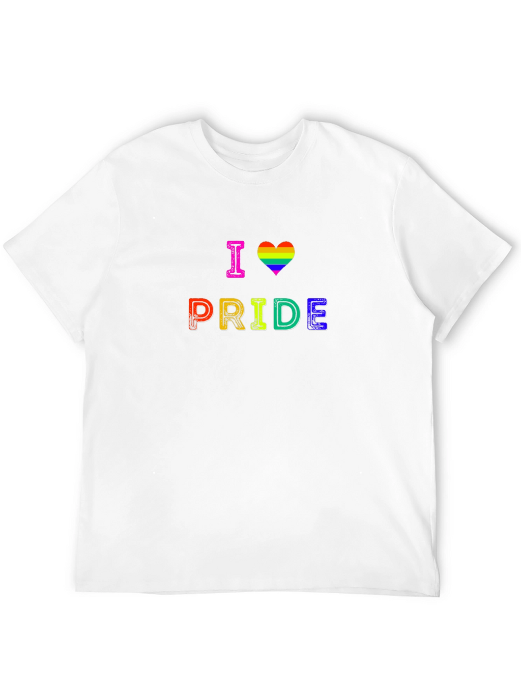 I Heart Pride Rainbow Graphic Tee - Unisex