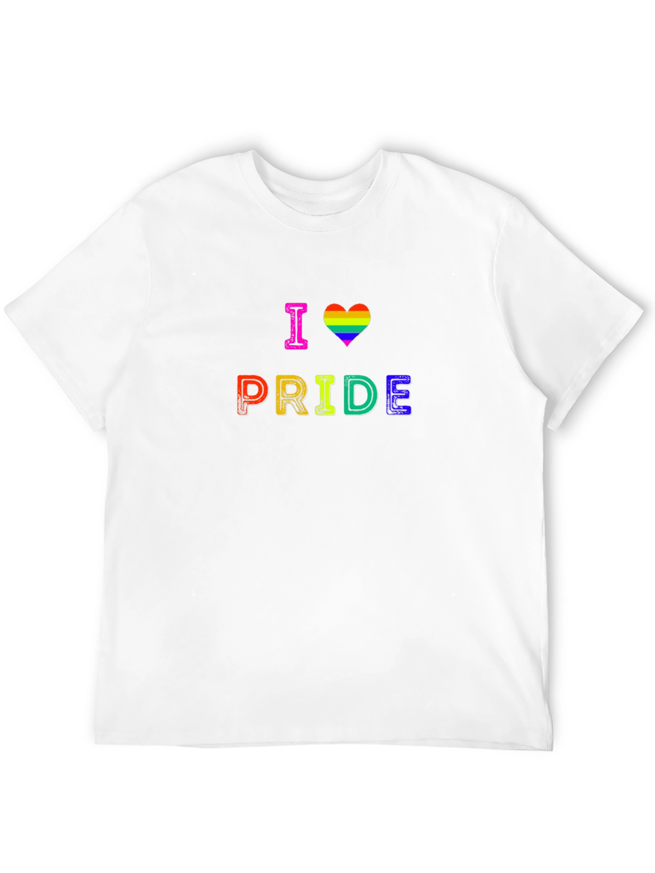 I Heart Pride Rainbow Graphic Tee - Unisex
