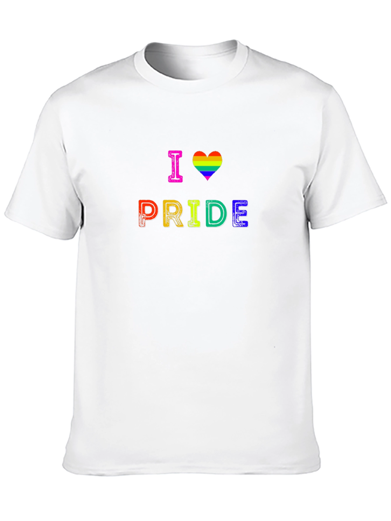 I Heart Pride Rainbow Graphic Tee - Unisex