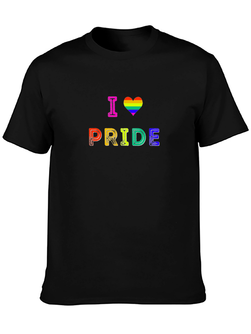 I Heart Pride Rainbow Graphic Tee - Unisex