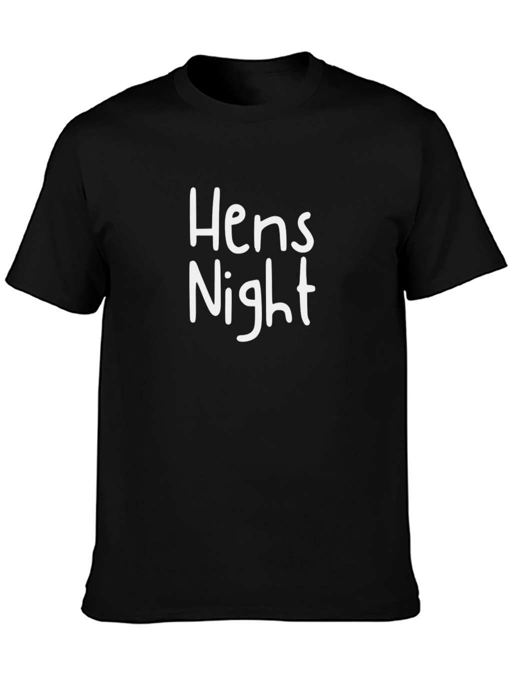 Hens Night Black Graphic T-Shirt