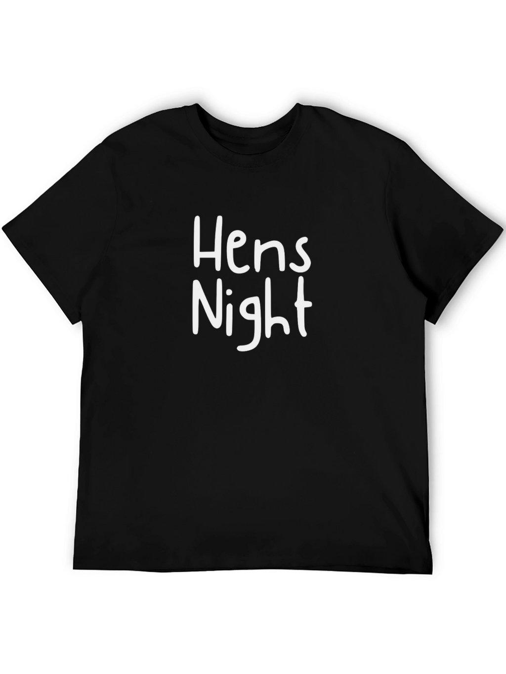 Hens Night Black Graphic T-Shirt