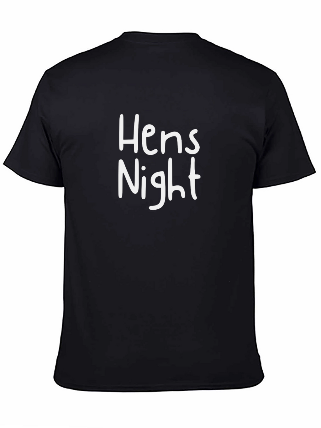 Hens Night Black Graphic T-Shirt