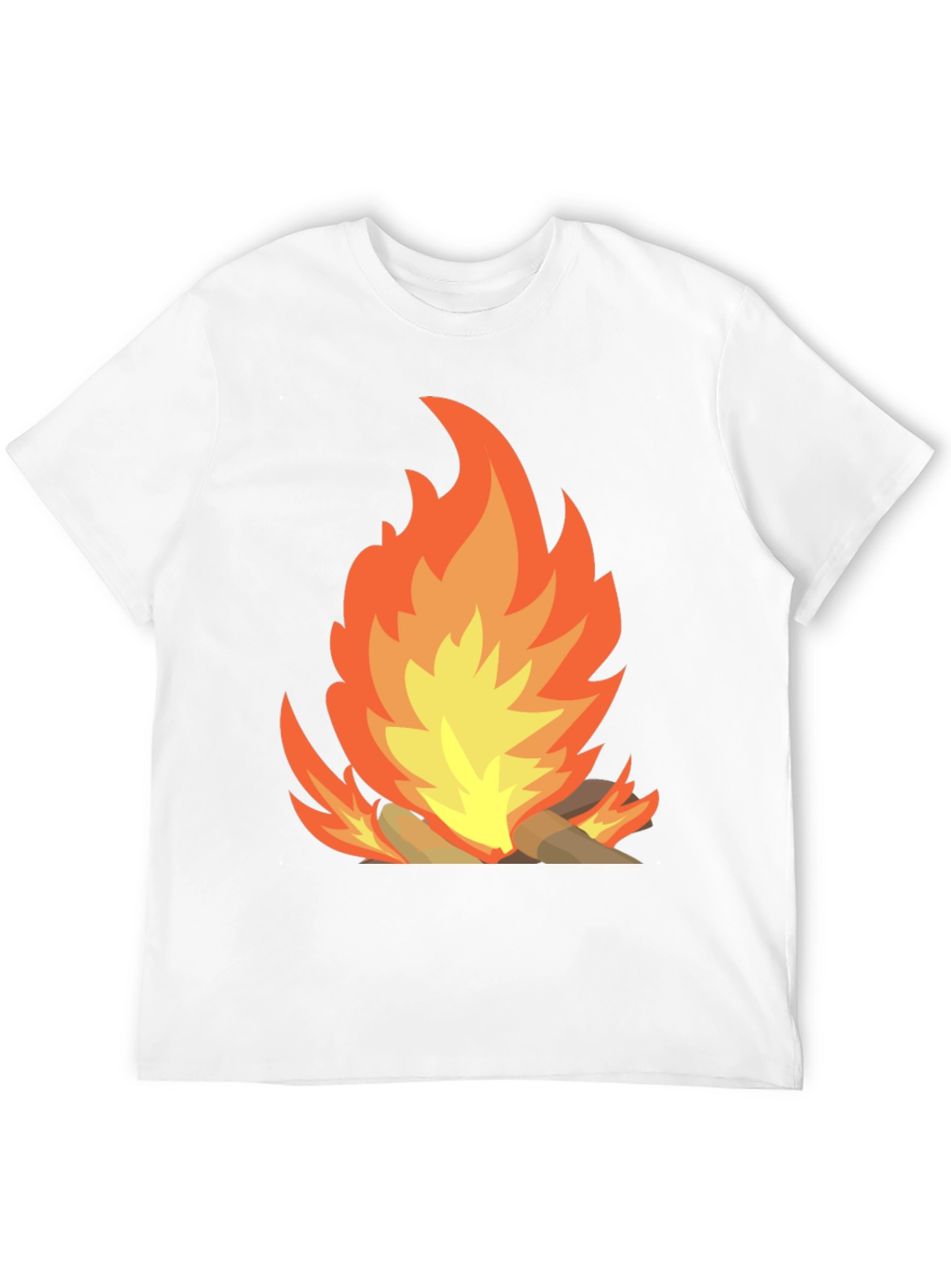 Campfire Graphic Tee - Mens Black T-Shirt