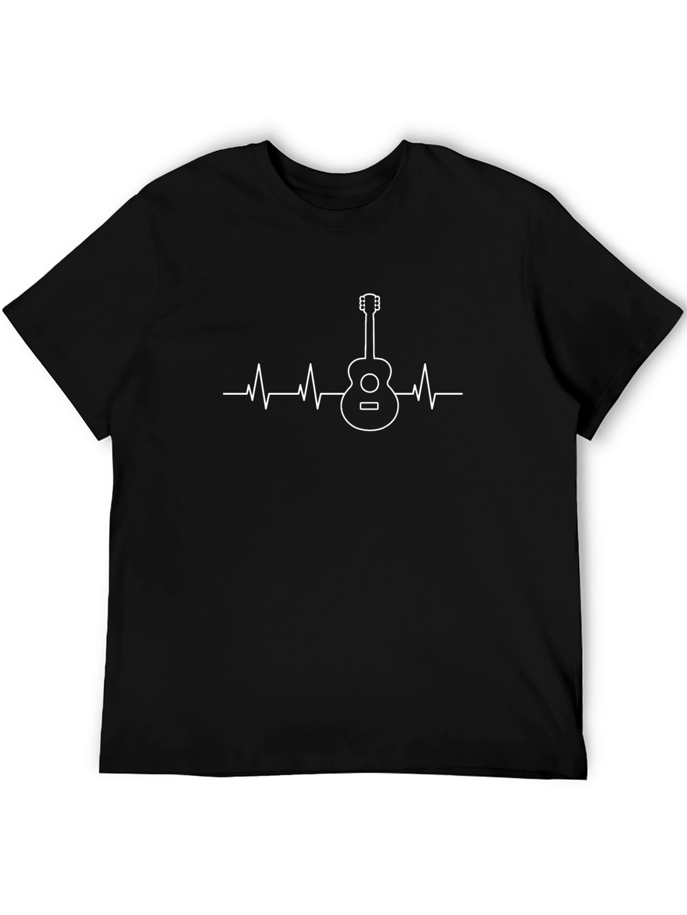 Guitar Heartbeat T-Shirt - Music Lover Tee