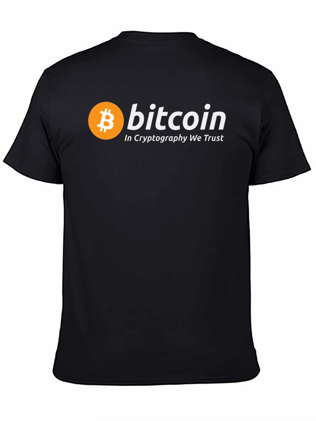 Bitcoin Cryptocurrency T-Shirt - In Cryptography We Trust