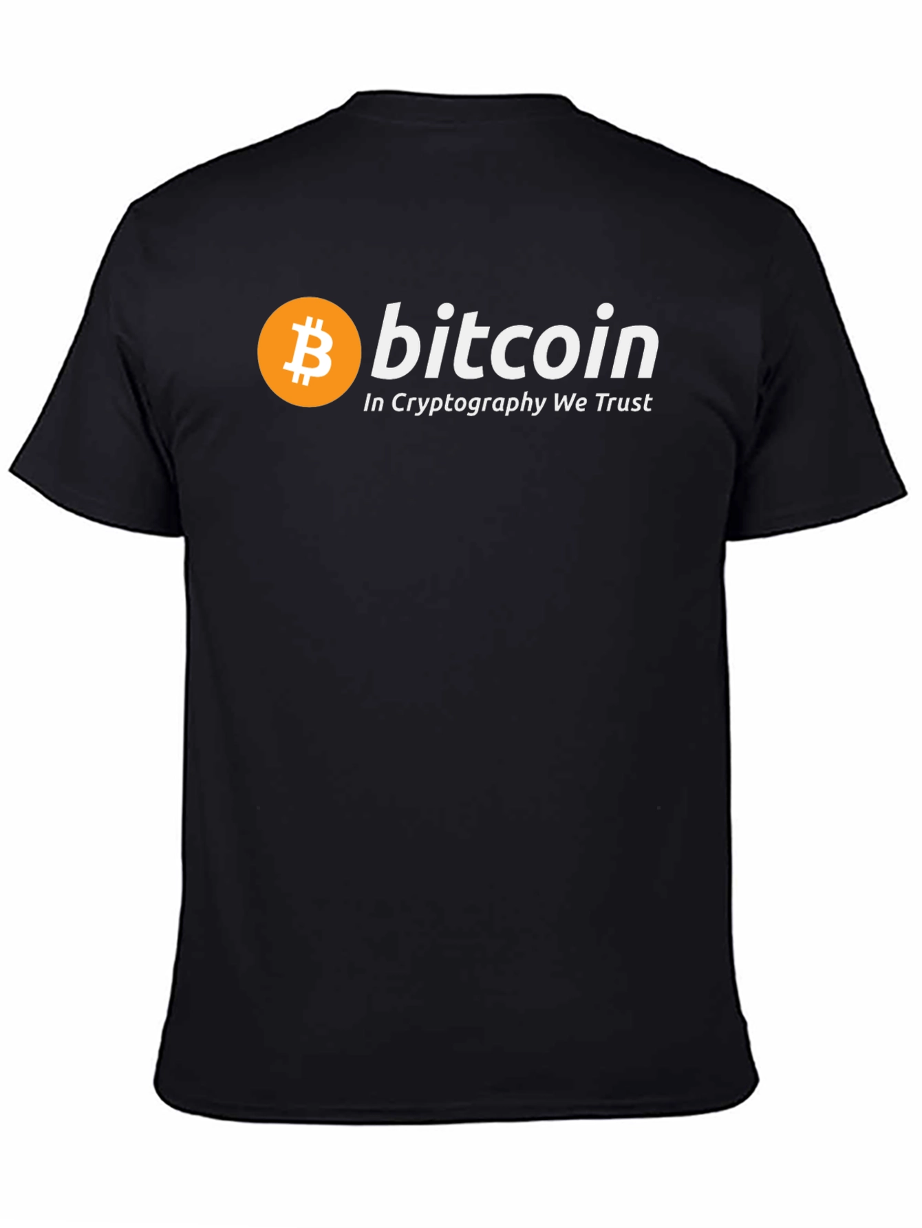 Bitcoin Cryptocurrency T-Shirt - In Cryptography We Trust