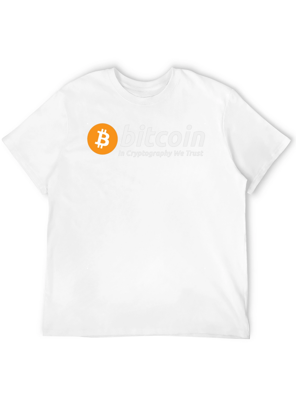 Bitcoin Cryptocurrency T-Shirt - In Cryptography We Trust