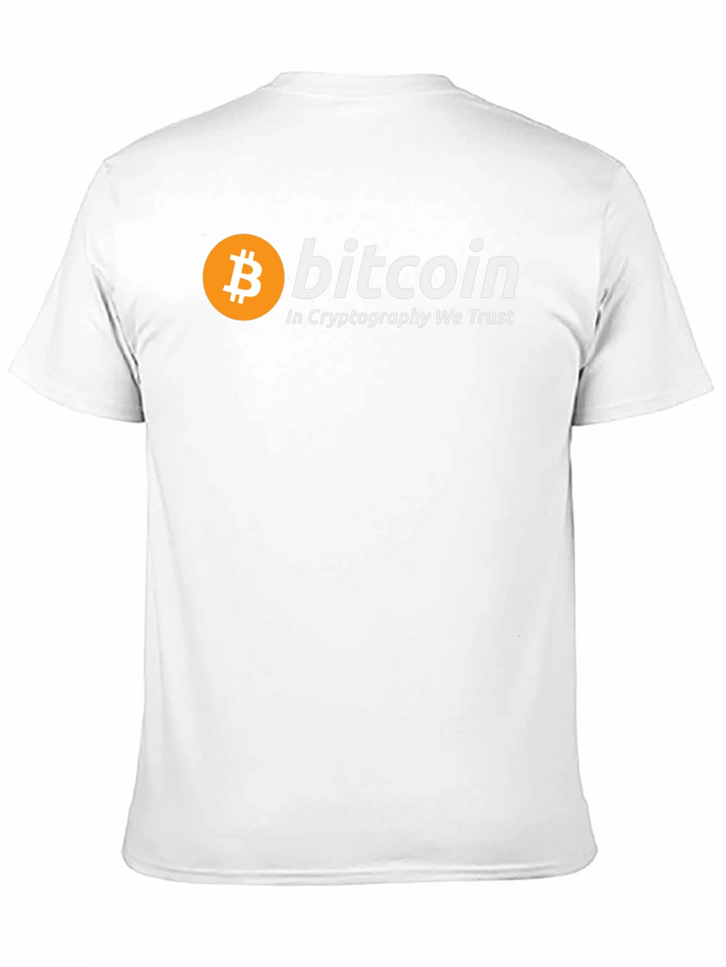Bitcoin Cryptocurrency T-Shirt - In Cryptography We Trust